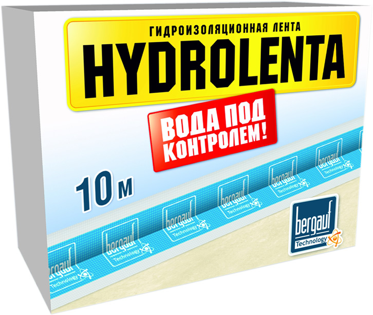 Лента гидроизоляционная Bergauf Hydrolenta 10 м	
