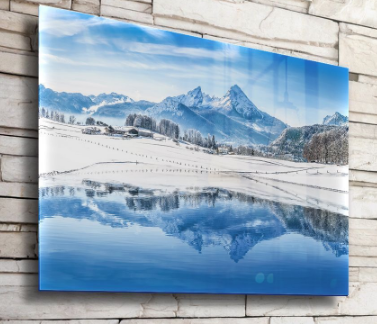 Картина стекло 40*50 AG 40-78 Зимние Альпы